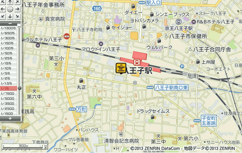 八王子駅南口店地図