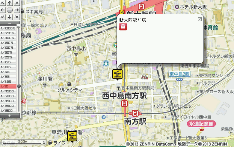 新大阪駅前店地図