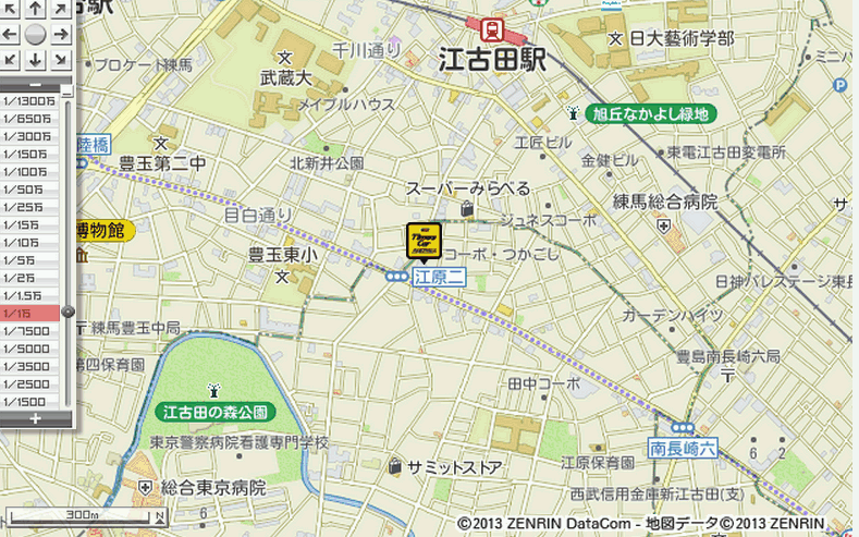新江古田駅前店地図
