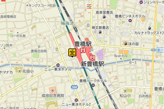 豊橋新幹線口店地図